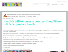 Tablet Screenshot of nilssons-puschen.de